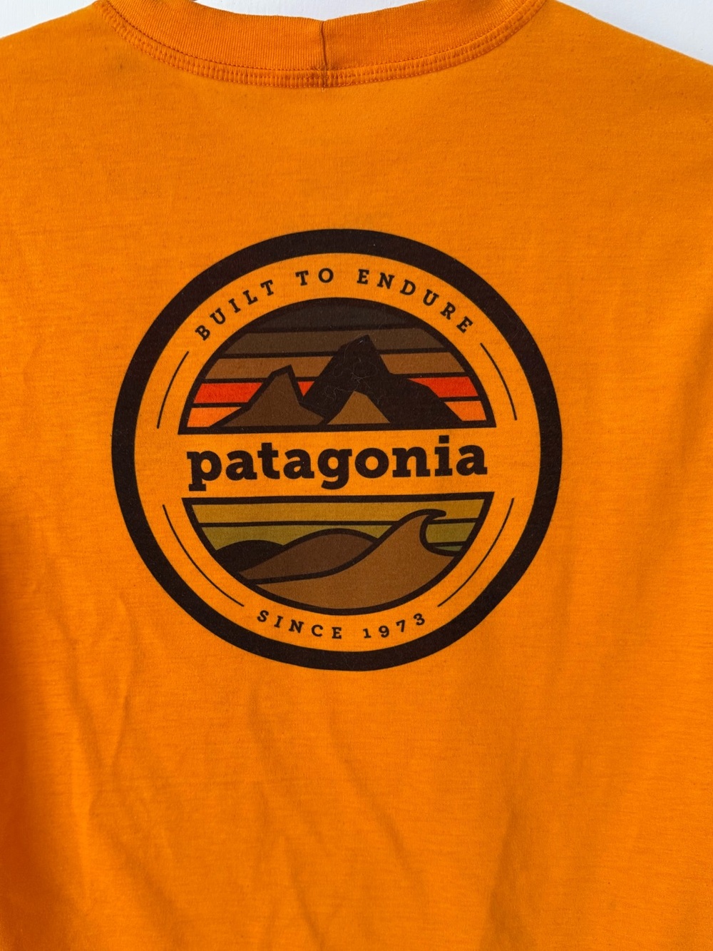 Patagonia Built to Endure Graphic Short Sleeve Shirt Size L (12) - Picture 10 of 13